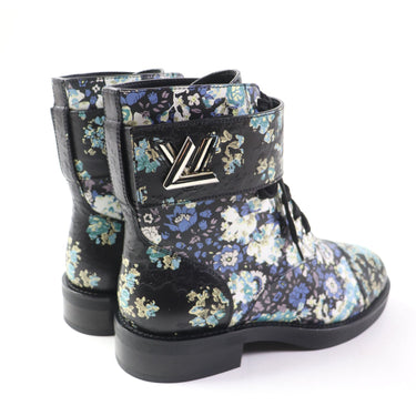 LOUIS VUITTON short boots Main: Leather multicolor Wonderland Line Women 35.5 Used Authentic